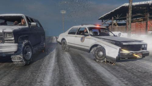 GTA5 silly cops, can't drive
