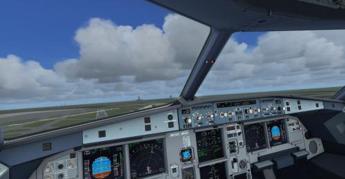 Just after rotating from RWY9 @ KMIA