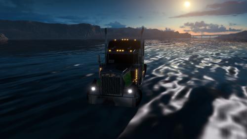 My Kenworth W900 with sea views