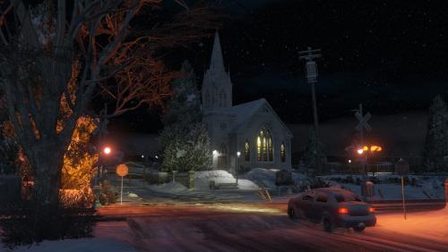 Snowing Location, Church City