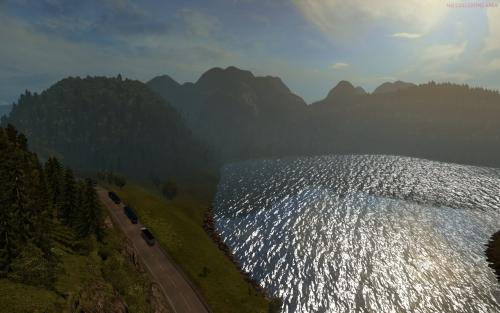 ETS2 Best Looking Scenery, looking of the sea