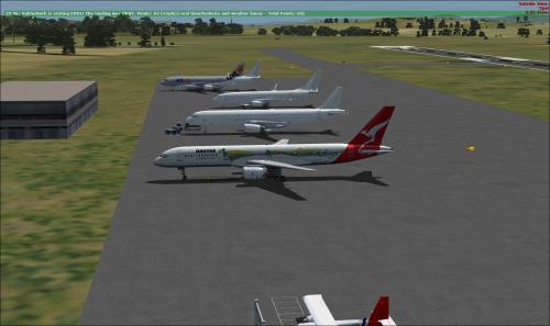 Qantas Boeing 757
