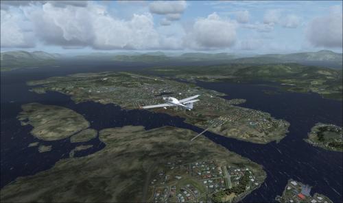 Diamond A40 Flying Over Norway