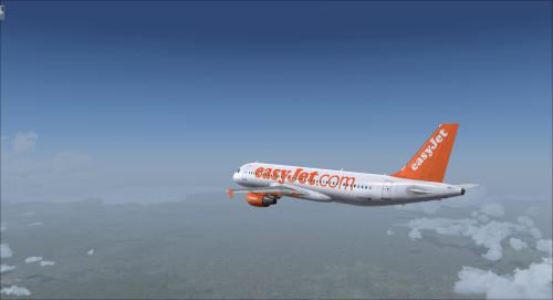 EasyJet A320 (looking from the left)