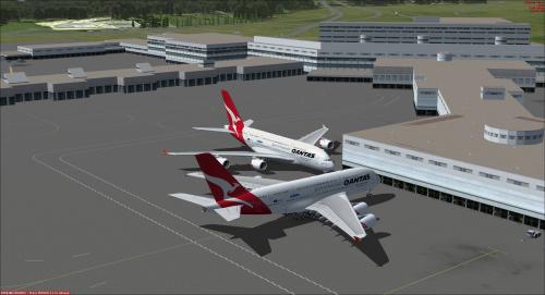 Double A380 Qantas
