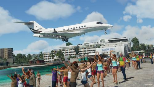 Maho Beach Landing