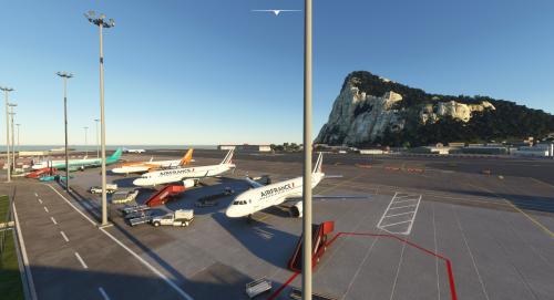 At Gibraltar A320